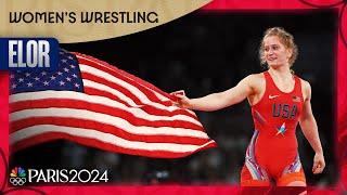 Amit Elor makes U.S. Olympic wrestling HISTORY with gold medal win | Paris Olympics | NBC Sports