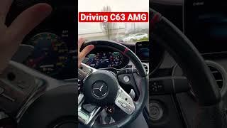 Driving  | AMG C63 S Coupe Mercedes-Benz #shorts