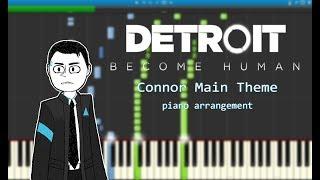 Detroit: Become Human - Connor Main Theme (piano arrangement) - Synthesia