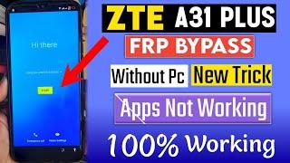 ZTE Blade A31 Plus FRP Bypass Without Pc - ZTE A31 FRP Bypass Android 11