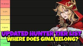 UPDATED HUNTER TIER LIST! IS GINA OP OR MID & NEW RANKINGS! [Solo Leveling: Arise]