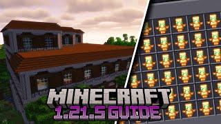 Looting the WOODLAND MANSIONS in Minecraft Survival Guide 1.21.5