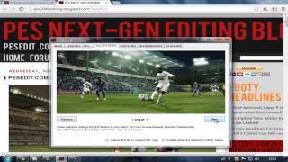 Tutorial PES Edit 2.4 (Camisetas, estadios y ligas para tu Pes 2013)