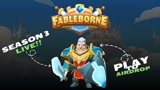 Fableborne season 3 Airdrop guide | Play to earn crypto game | New crypto earning offer