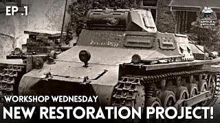 WORKSHOP WEDNESDAY: New RUNNING Panzer I Ausf. B restoration project!