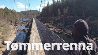 Tømmerrenna - nice walk in the Kristiansand area (4K DRONE)