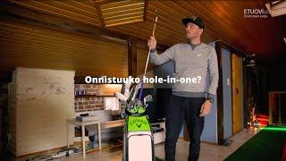 Koti hole in onea jahtaavan golffarin silmin