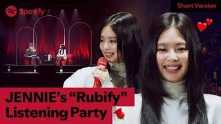 JENNIE opens the curtains to “Ruby”ㅣRubify Listening Party (short ver.)