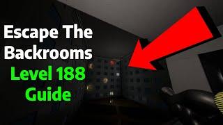 Escape The Backrooms | Level 188 Guide/Tutorial