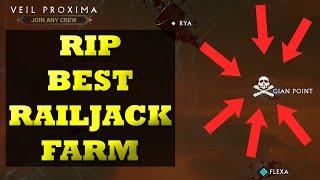 Saying goodbye To Railjacks Best Farming Spot Gian Point