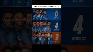 Most Lost in ICC Finals 