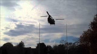 Chinook Helicopter Lands @MU