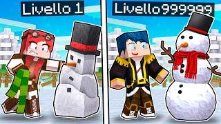 PUPAZZO DI NEVE DA 1€ VS PUPAZZO DI NEVE DA 1.000.000€! - MINECRAFT