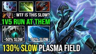 WTF IMBA MID RAZOR 130% Slow Plasma Field Skadi Unlimited Shock DPS 1v5 Run At Them Dota 2