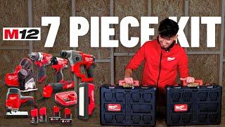 Milwaukee 12V Fuel 7 Piece Tool Kit - The Ultimate Power Tool Solution!