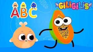 Learn Abcs And Fruits With Giligilis: Engaging Papaya Songs to Explore Vocabulary