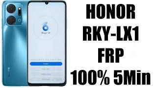 Honor X7a Plus RKY-LX1 FRP Google accound remove 5 min service