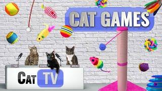 CAT Games TV | Ultimate Cat Toy Compilation | Videos For Cats to Watch | 