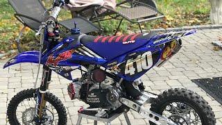 CRF70 Slowracer 194cc Full MOD build Graphics! #shorts #motocross #pitbike #dirtbike