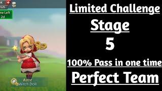 Lords mobile witch doll limited challenge stage 5|Limited Challenge Dark disaster stage 5