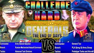 TEoD - Challenge - Russia Vs China Nuke - Hard - Mechanized Command - The End Of Days Mod- Zero Hour