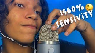 ASMR 1560% FAST AND AGGRESSIVE MOUTH SOUNDS SPIT PAINTING , INAUDIBLE WHISPERS, HAND MOVEMENTS