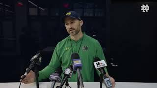 Brian Mason | Post Practice | Notre Dame Football