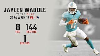 Jaylen Waddle Week 12 Replay: Every Target and Catch vs New England Patriots