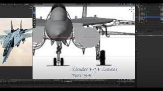 Blender F-14 Tomcat Timelapse |Part 3-5|