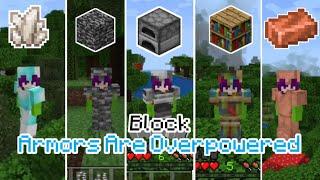 Block Armor Addon - Added Overpowered armors For Your Survival (Minecraft 1.18/1.18.30)