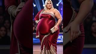 From Giant Power to Indian Grace – Russian Beauty in Indian Dresses  #agt