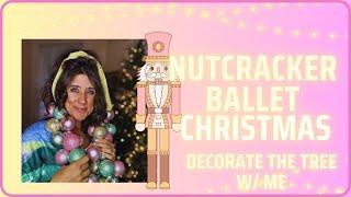 NUTCRACKER BALLET CHRISTMAS TREE || Decorate a Tree with me in the Tea Room ||  PINK CHRISTMAS 2024