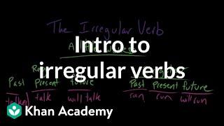 Introduction to irregular verbs | The parts of speech | Grammar | Khan Academy