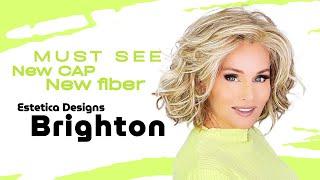 NEW! Estetica's BRIGHTON in RH1488 /NEW WIG STYLE! /NEW FIBER! /NEW CAP! /DETAILS you NEED to KNOW!