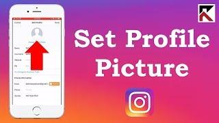 How To Set Profile Picture Instagram