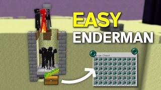 EASY 1.21 ENDERMAN XP FARM - Minecraft Bedrock & Java!