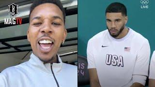 Nick "Swaggy P" Young Clowns Jayson Tatum For Getting Benched Vs. Serbia! 