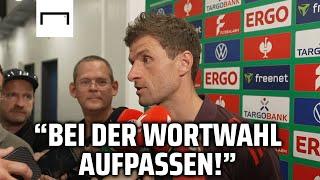 Müller unterbricht Reporter bei Frage zu Leon Goretzka | FC Bayern