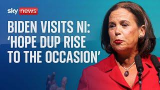 Biden NI visit: 'I hope DUP rise to the occasion' - Sinn Fein