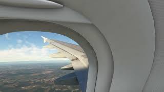 MSFS Wingview Fenix A319 CFM Land Rome Fiumicino Italy LIRF 16L