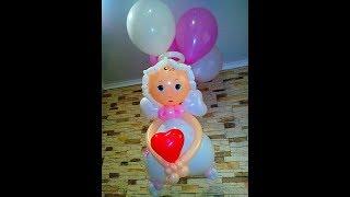 Ангелок из воздушных шаров/The angel of balloons