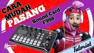 Soundcard F998 di Hp Android untuk LIVE STREAMING SIARAN LANGSUNG | Tiktok Fb