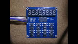 TM1638 Set sequential registers