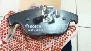 Задние тормозные колодки BOSCH 0 986 494 162 на Mercedes Benz GLK X204