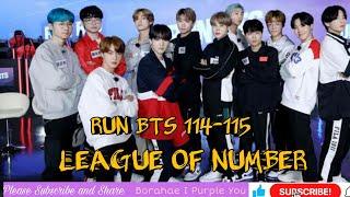 RUN BTS EP 114-115  FULL EPISODE | BTS LEAGUE OF NUMBER FT.RM, JIN, SUGA, J-HOPE, JIMIN, V AND JK.