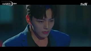 Chan-seong's chest absorbed the curse (Hotel Del Luna E08) Kdrama hurt scene/sick/male lead in pain