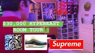 MY $30,000 HYPEBEAST ROOM TOUR!!!