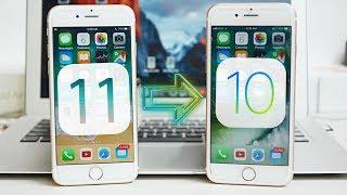 How To Downgrade iOS 11 to iOS 10 without Losing Data!