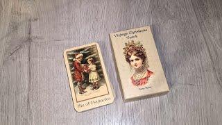 Обзор колоды Таро  Vintage Cristmas Tarot by Hattie Thorne. #обзор  #карты_таро #гадание