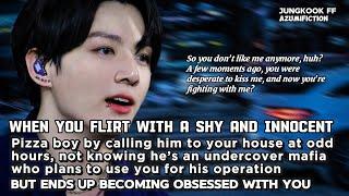 When you flirt with a shy and innocent pizza boy not knowing he is a undercover m@fia who plans to..
